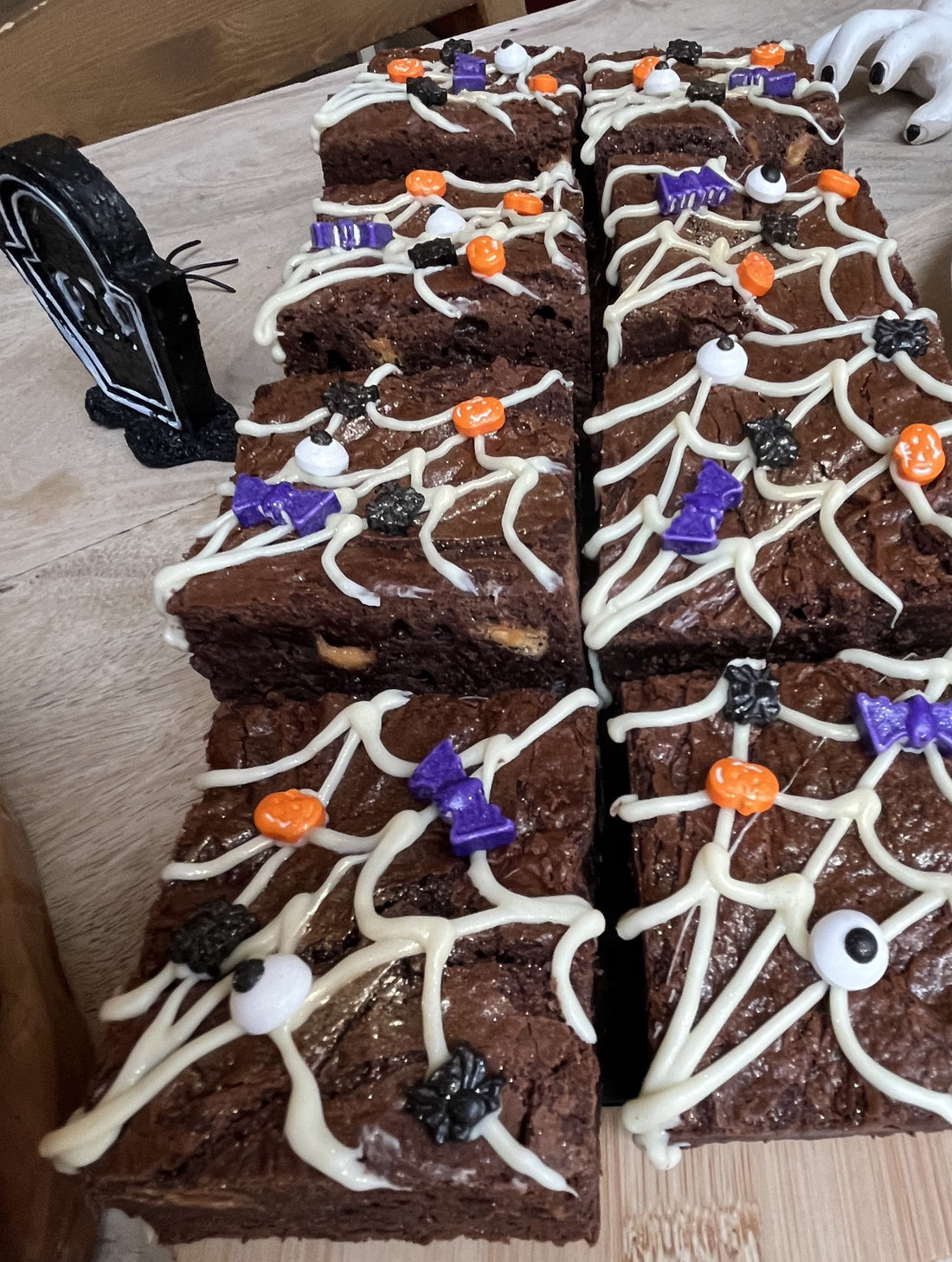 The Most Sinfully Delicious Halloween Chocolate Brownies Ever!
