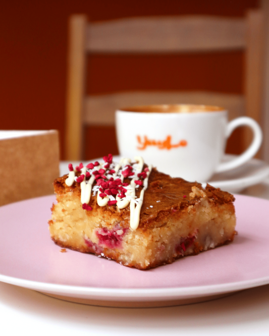 Indulgence Raspberry And Coconut Blondie Brownies Box of 4