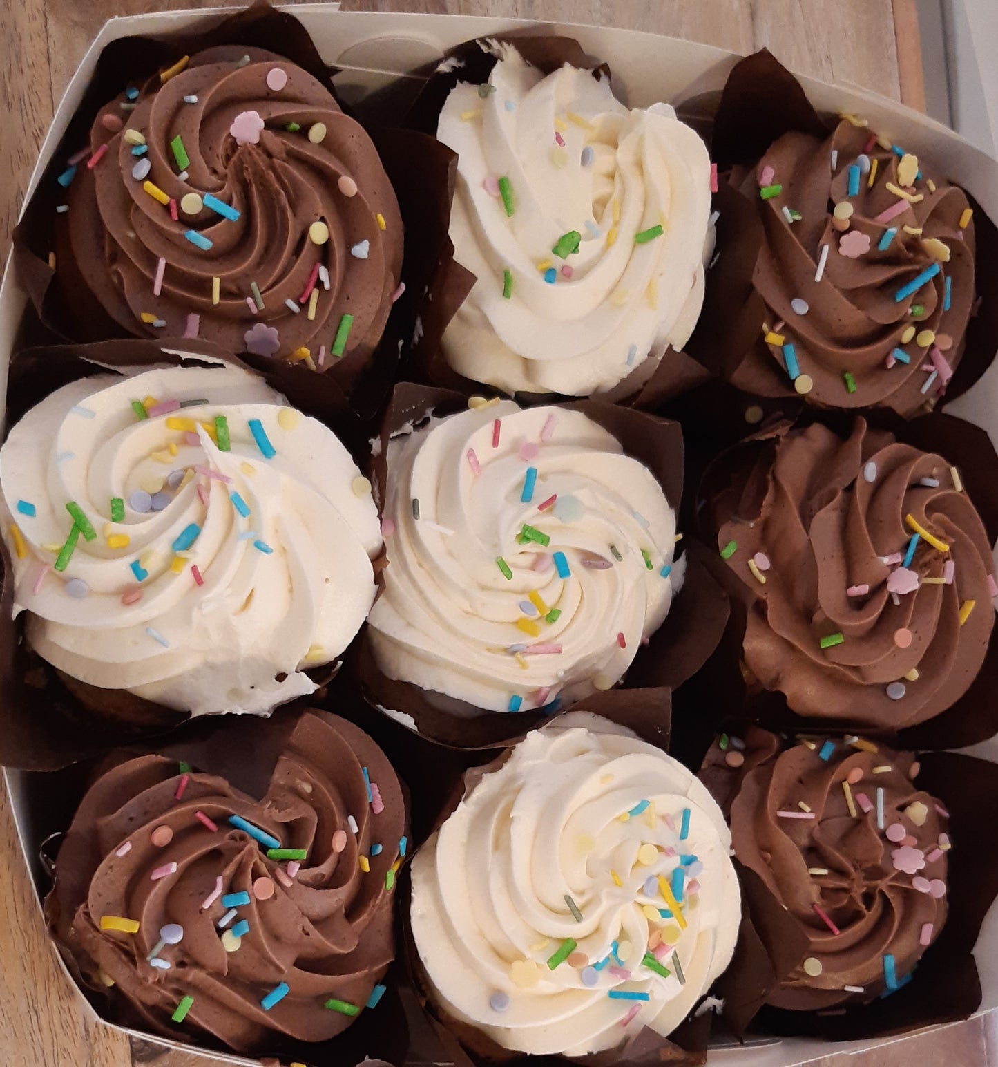 Chocolate Icing Plant Based Cupcakes (Box of 6)