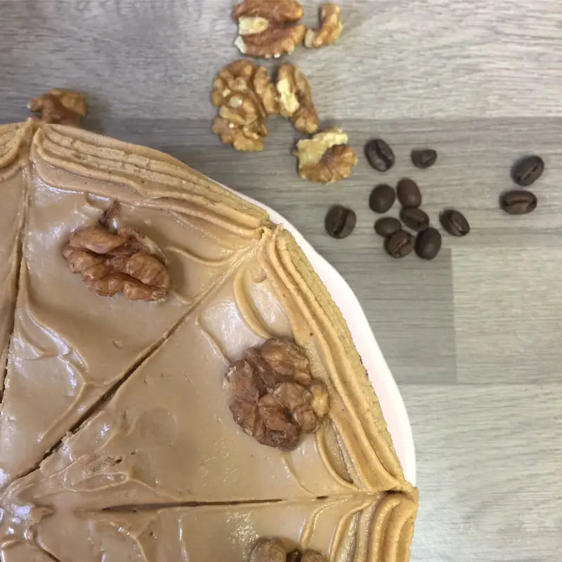 Personalised Coffee and Walnut Cake