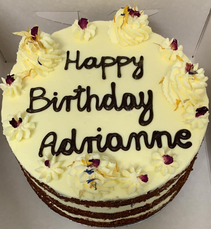 Carrot Cake Personalised – Yaylo Gluten Free Cafe