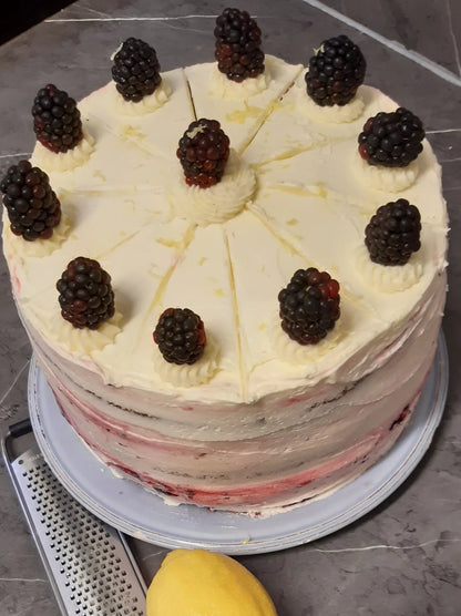 blackberry and lemon cake 