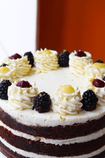 Blackberry, Lemon and Vanilla Sponge Cake