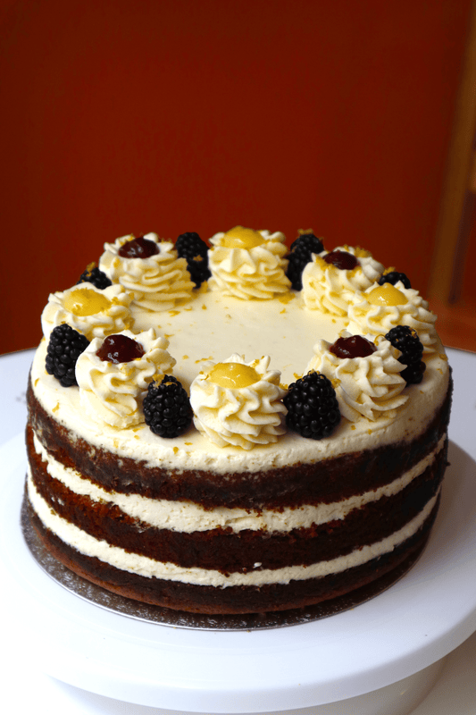 Blackberry, Lemon and Vanilla Sponge Cake