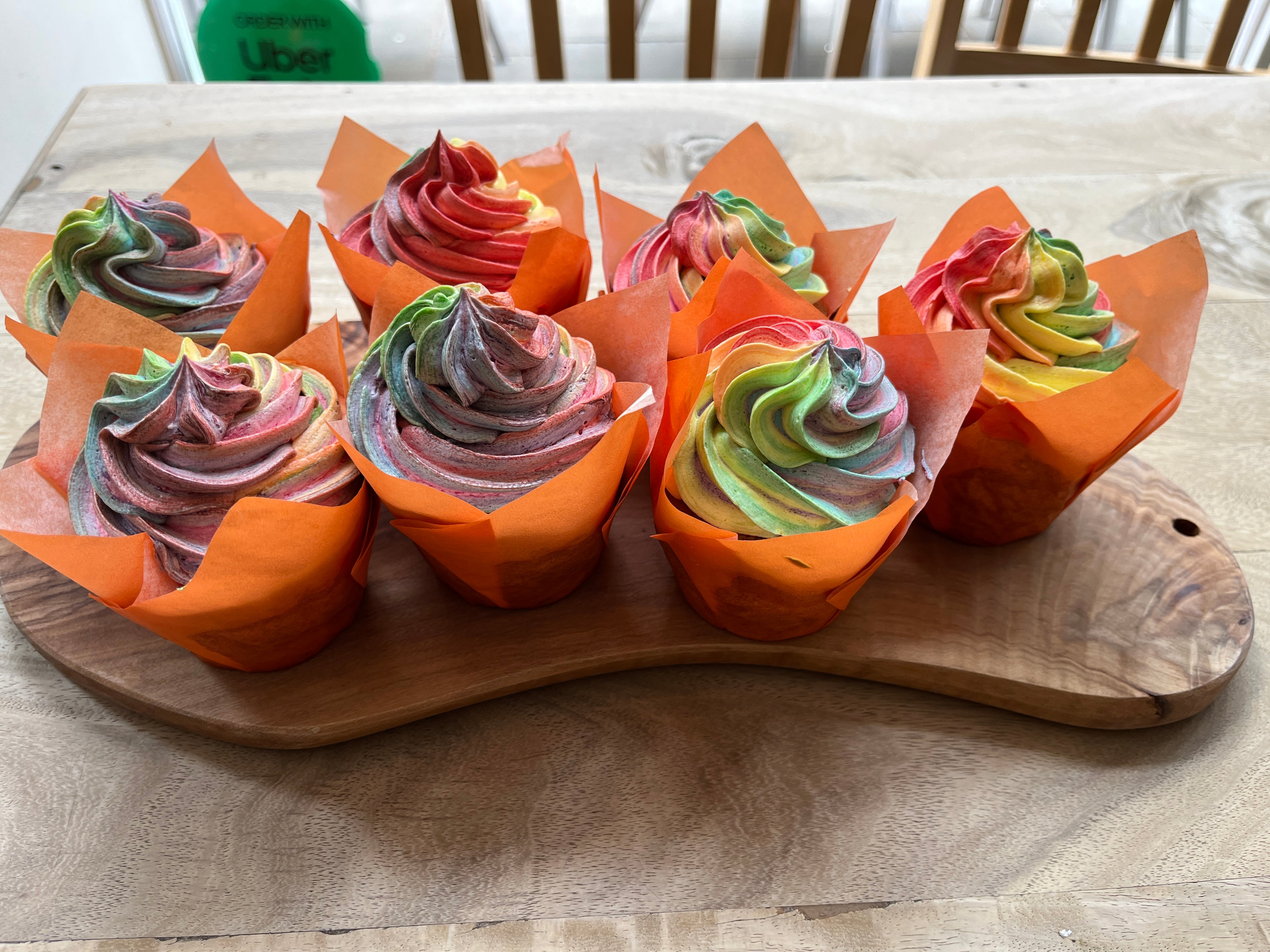 Rainbow Pride Cupcakes 